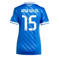 Camiseta Real Madrid Arda Guler #15 Tercera Equipación para mujer 2025-26 manga corta